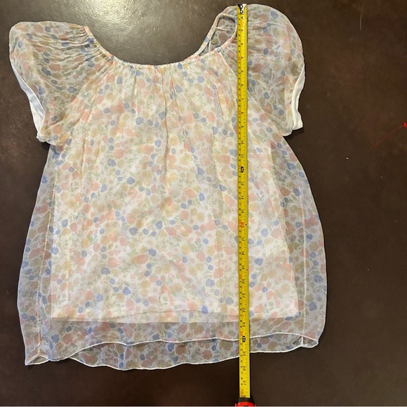 Elena Baldi- Silk- Made in Italy,  floral delicate baby doll, fairy core - Picture 9 of 10